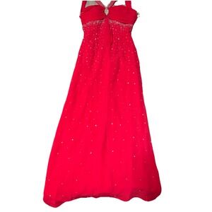 VTG Y2K Whimsical Fairy Rhinestone Prom Dress